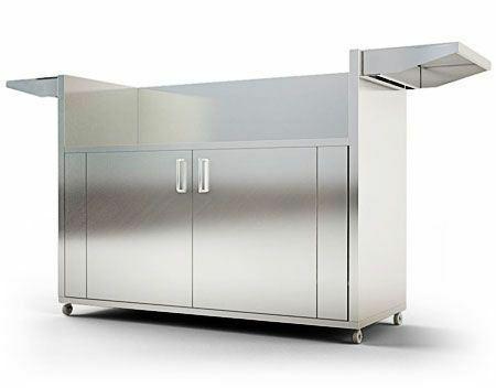 RONJC Stainless Steel Cart for Cutlass Pro RON42 Grill