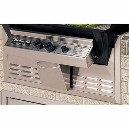 Stainless Steel Built-in Kit for Broilmaster P3X, H3X, Q3X Grill Head