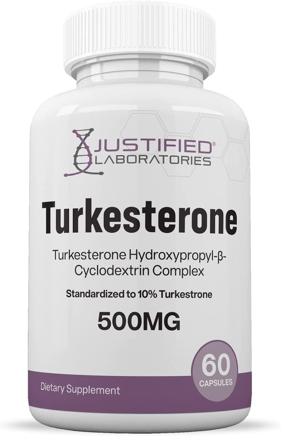 (10 Pack) Turkesterone 500mg 10% Standardized Naturally Increase Stamina Endurance Strength 600 Capsules
