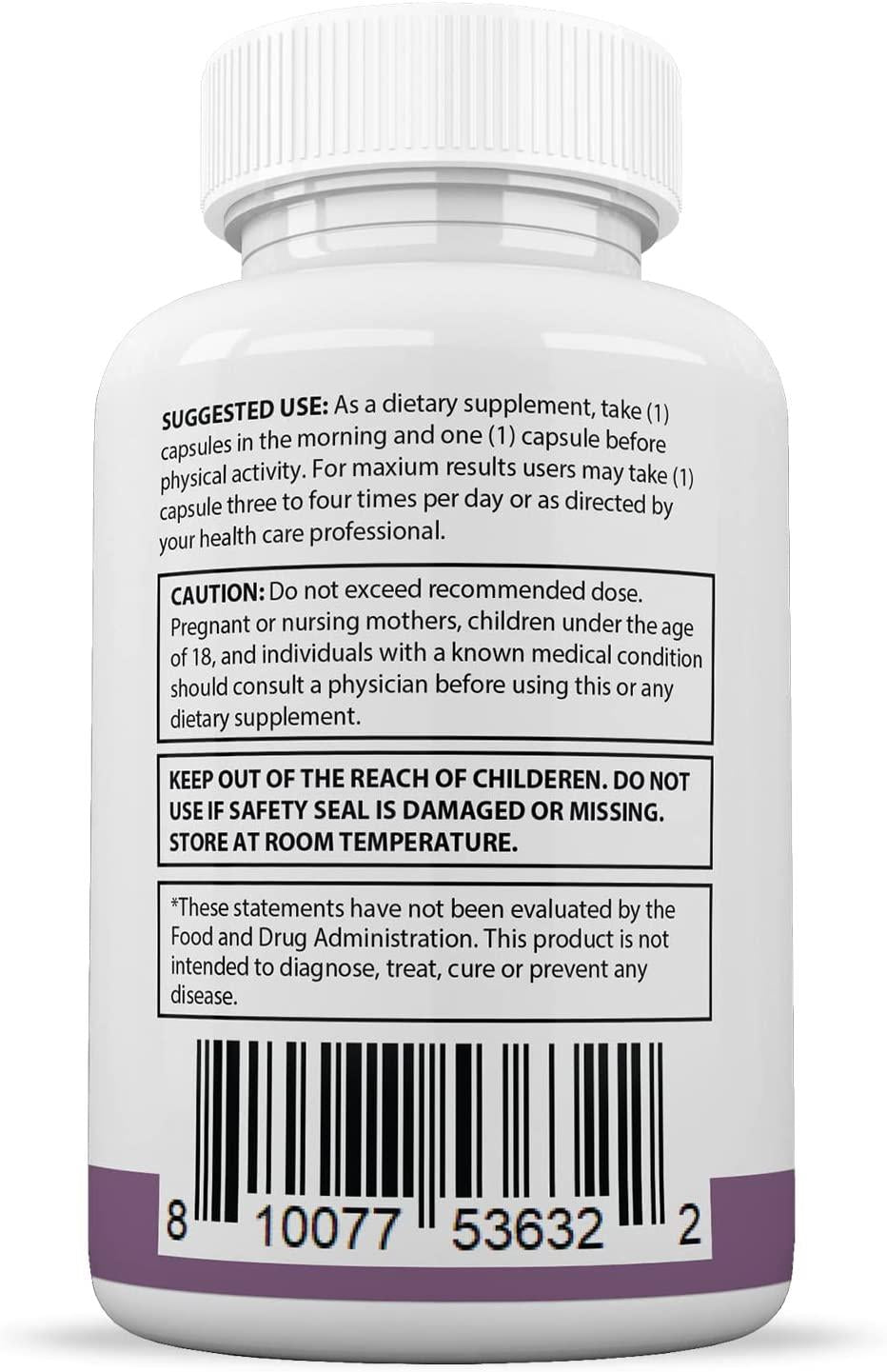 (10 Pack) Turkesterone 500mg 10% Standardized Naturally Increase Stamina Endurance Strength 600 Capsules