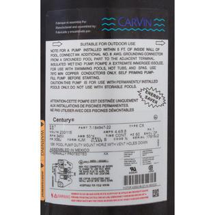 Pump, Magnum Force, 3/4hp, 115/230v, 1-Spd, 2", Uprate, EE