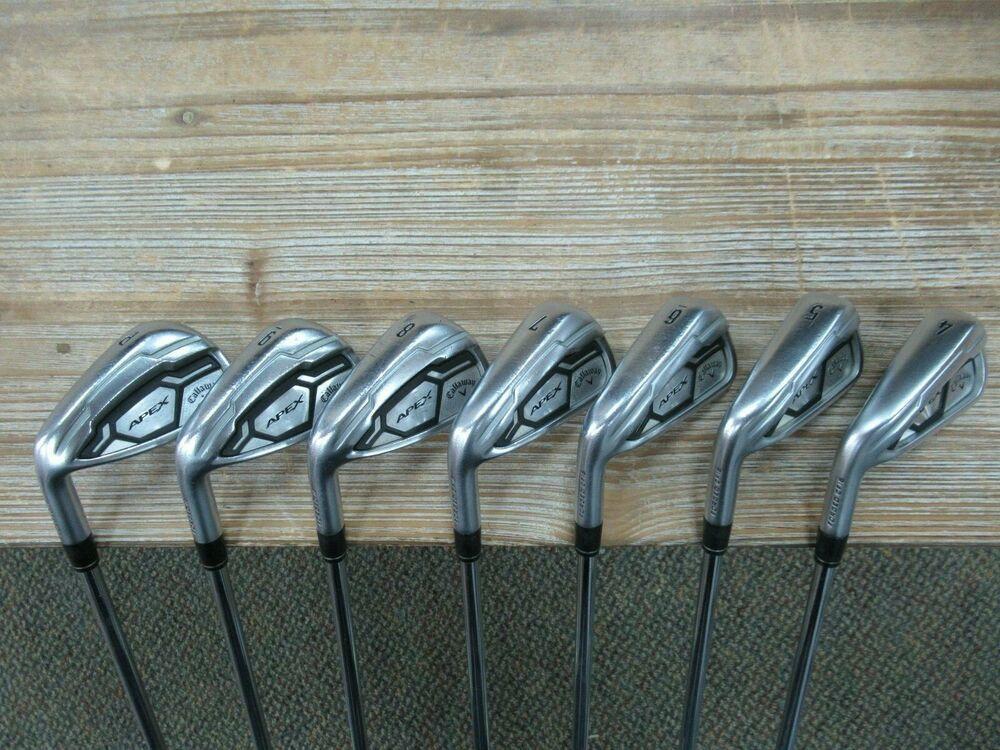 LEFT HAND CALLAWAY APEX FORGED N SET 4 - PW XP95 R300 REGULAR F NEW GRIP