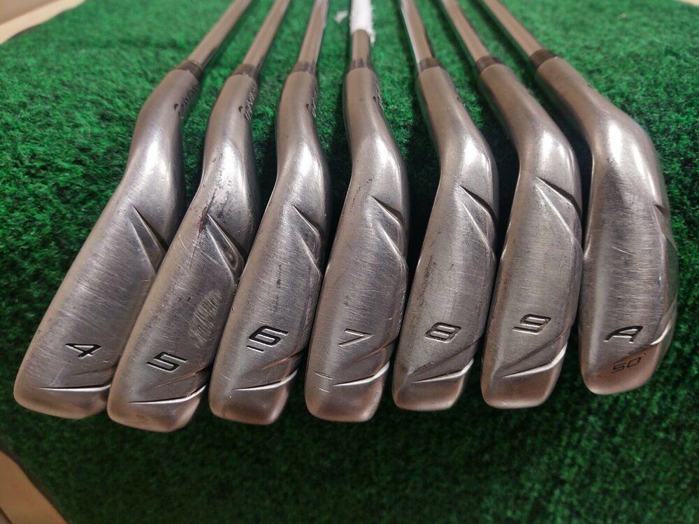 Taylormade RBZ Rocketballz Hybrid Iron Set 4-9, AW Stiff Flex Steel Shaft