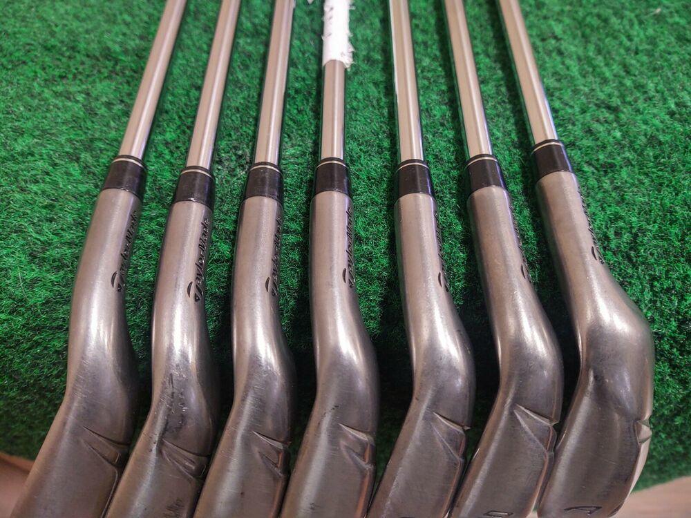 Taylormade RBZ Rocketballz Hybrid Iron Set 4-9, AW Stiff Flex Steel Shaft
