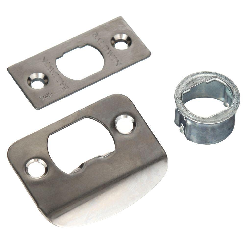 PrestiSpyglass Satin Nickel Bed/Bath Door Lever