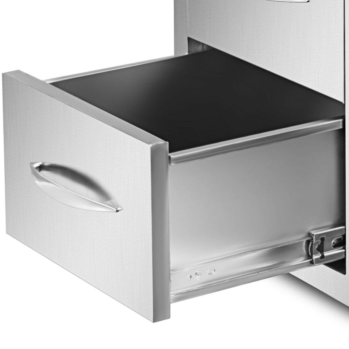 Outdoor Kitchen BBQ Door Drawers Combo 35.4x23.6" Stainless Steel BBQ Island