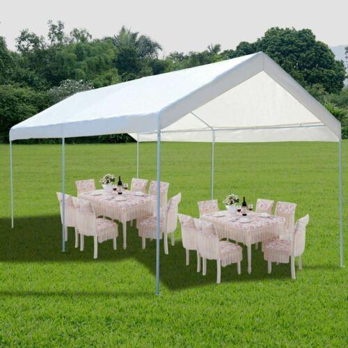 Modern 10 x 20 Steel Frame Portable Car Canopy Shelter