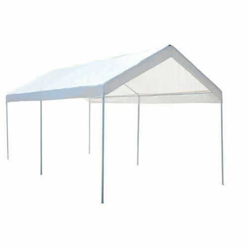Modern 10 x 20 Steel Frame Portable Car Canopy Shelter