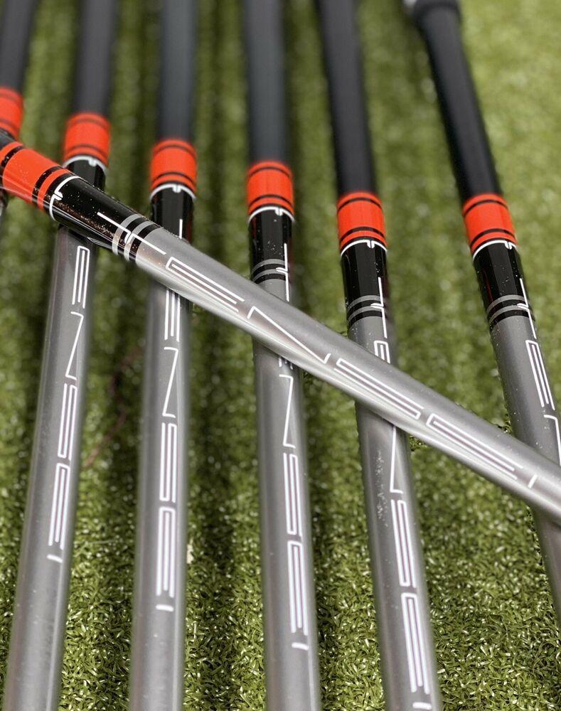 TaylorMade M5 Iron Set 4-AW LEFT Hand Graphite Tensei CK Orange R-Flex NEW 79729