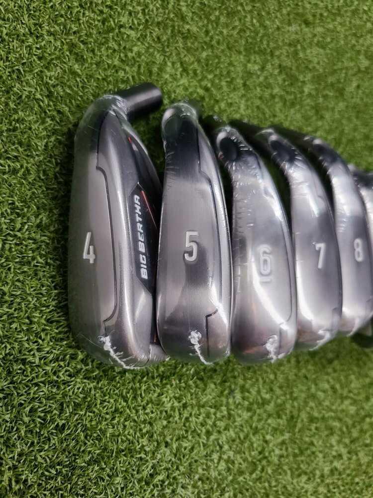 Callaway Big Bertha CF 19` 4-Pw+SW+AW Heads Iron Set, RH, HEADS ONLY- BRAND NEW