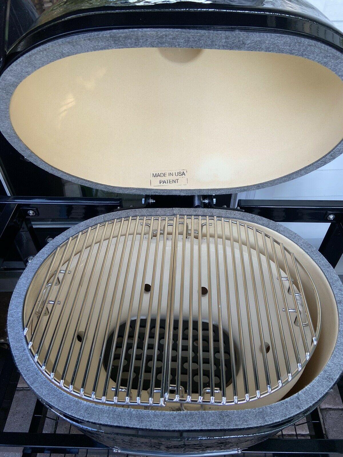 Primo Ceramic Grill, Stand Cart, Side Tables & Cover - Local Pick Up Only