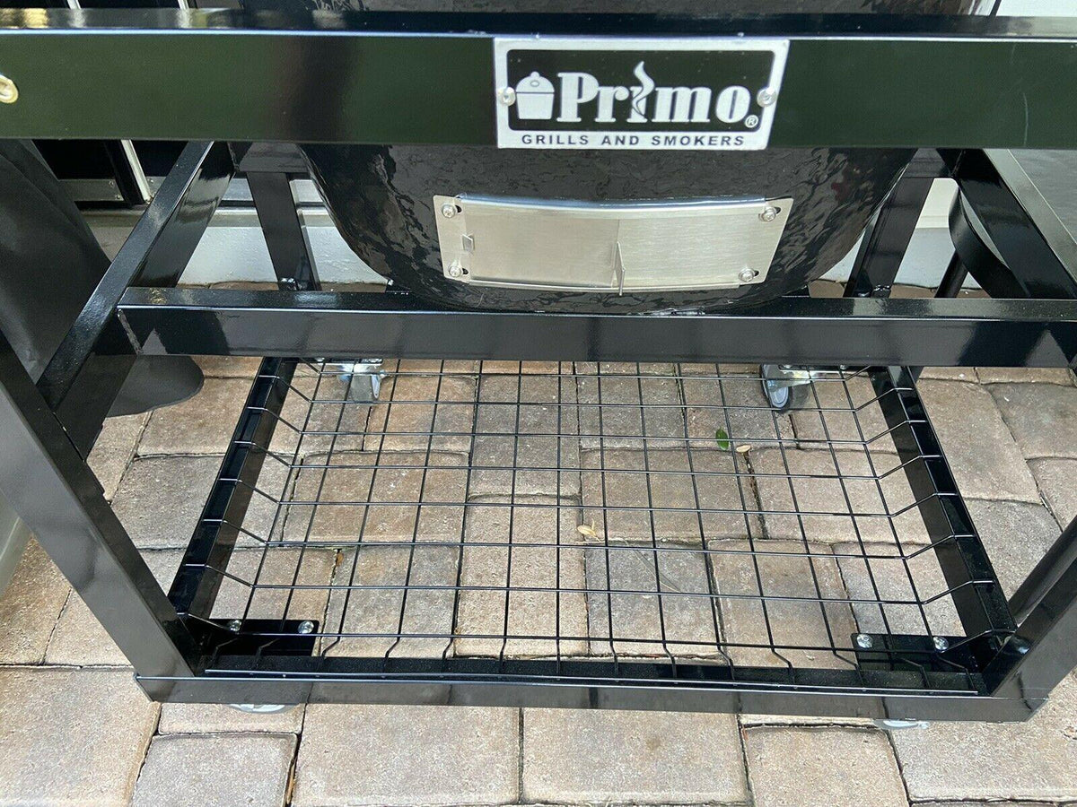Primo Ceramic Grill, Stand Cart, Side Tables & Cover - Local Pick Up Only