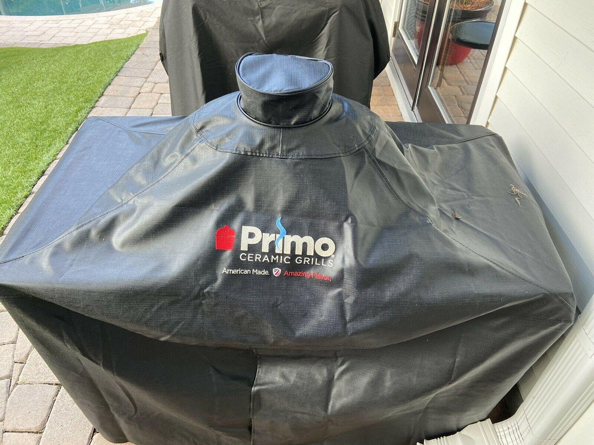 Primo Ceramic Grill, Stand Cart, Side Tables & Cover - Local Pick Up Only