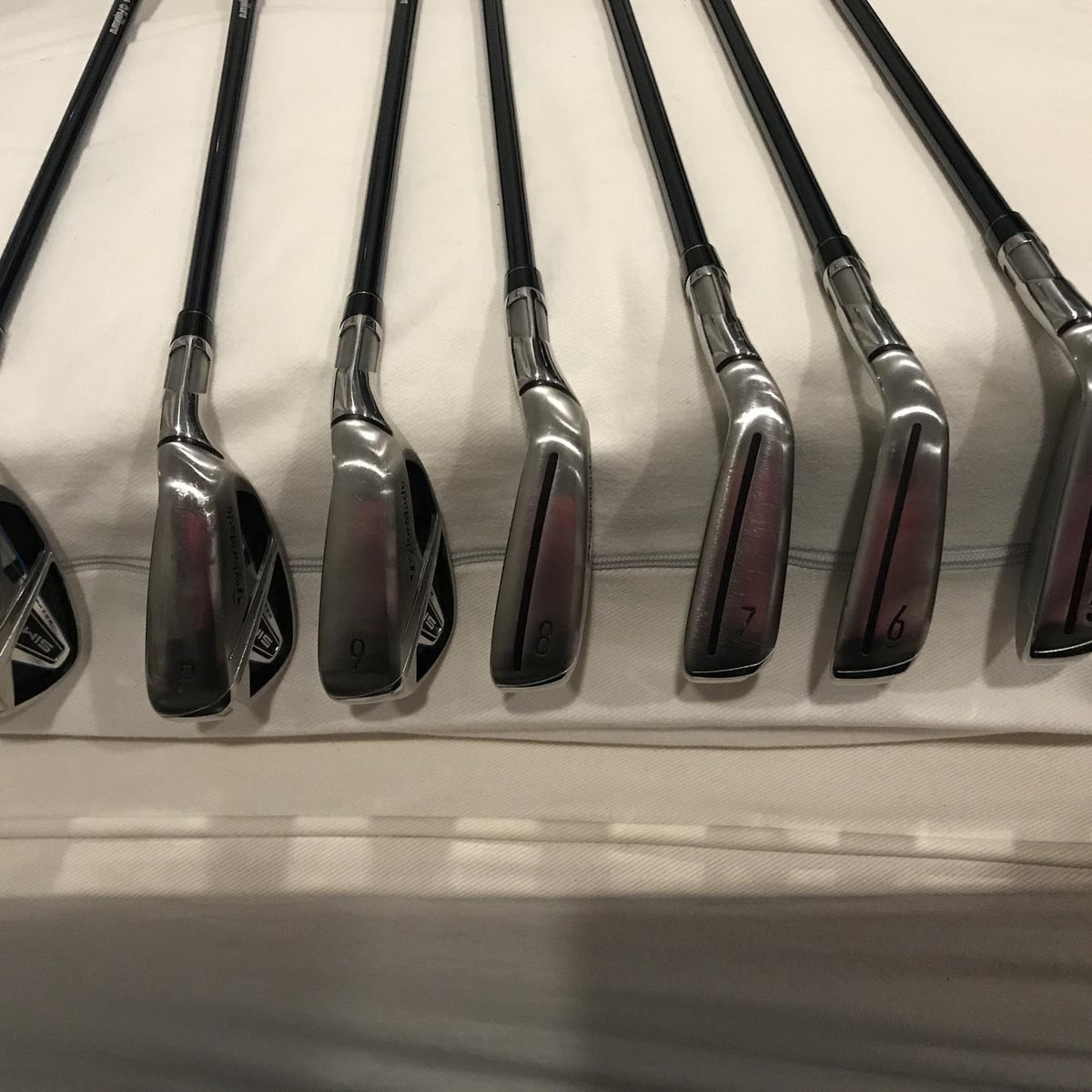 Men's Right Handed SIM Max Senior Flex Graphite Shaft Iron Set