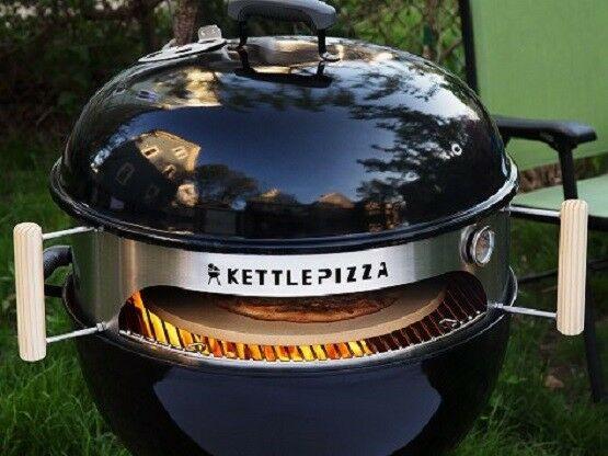 KettlePizza Wood Fired Charcoal Grill Pizza Oven Kit for 18.5 and 22.5 in. Grill