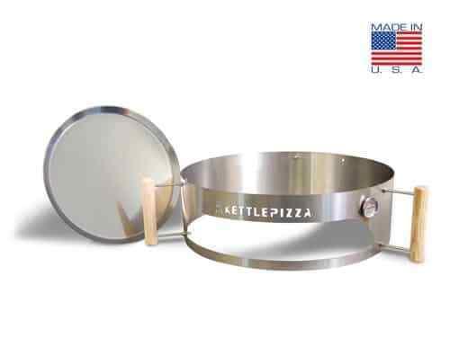 KettlePizza Wood Fired Charcoal Grill Pizza Oven Kit for 18.5 and 22.5 in. Grill
