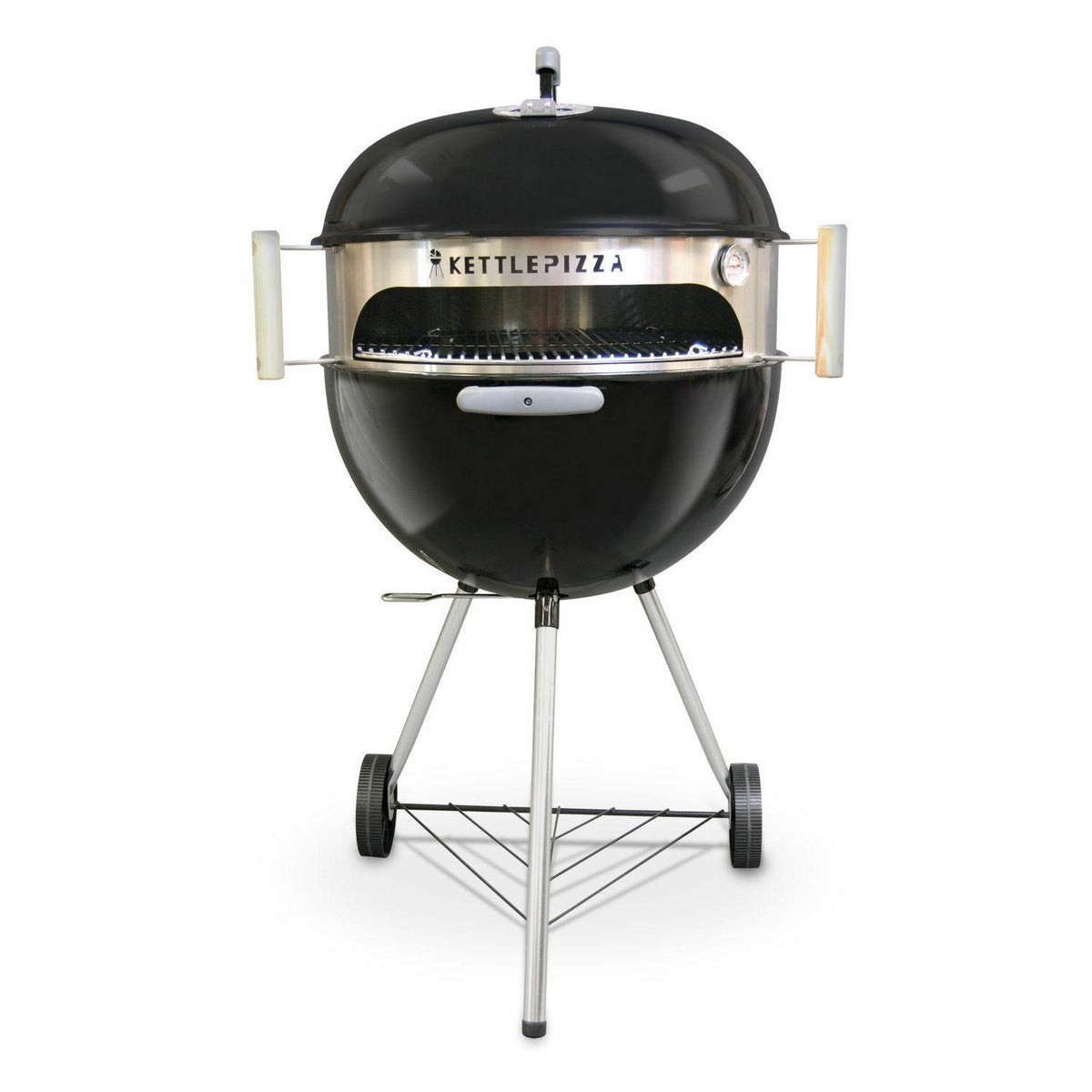 KettlePizza Wood Fired Charcoal Grill Pizza Oven Kit for 18.5 and 22.5 in. Grill