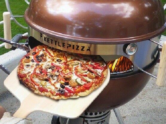 KettlePizza Wood Fired Charcoal Grill Pizza Oven Kit for 18.5 and 22.5 in. Grill