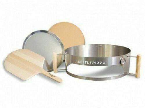 KettlePizza Wood Fired Charcoal Grill Pizza Oven Kit for 18.5 and 22.5 in. Grill