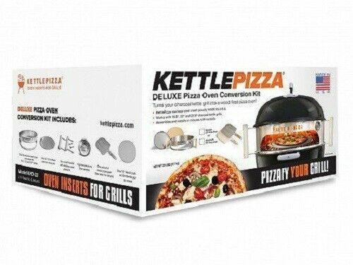 KettlePizza Wood Fired Charcoal Grill Pizza Oven Kit for 18.5 and 22.5 in. Grill