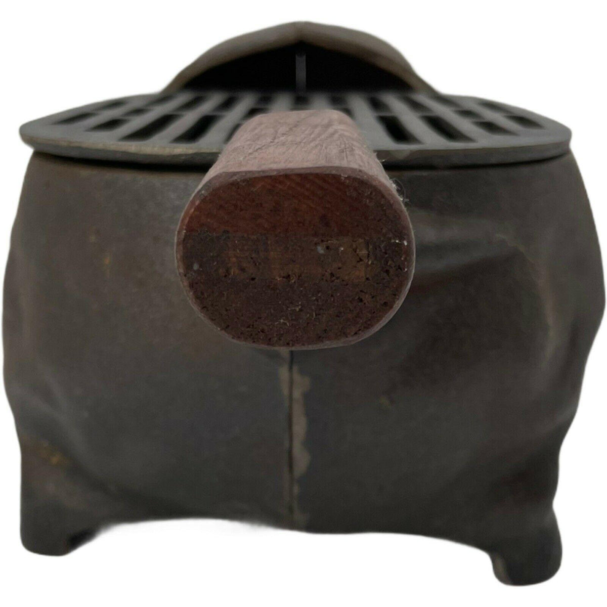 Cast Iron Pig Piggy Hog Small Hibachi Tabletop Charcoal BBQ Barbecue Grill