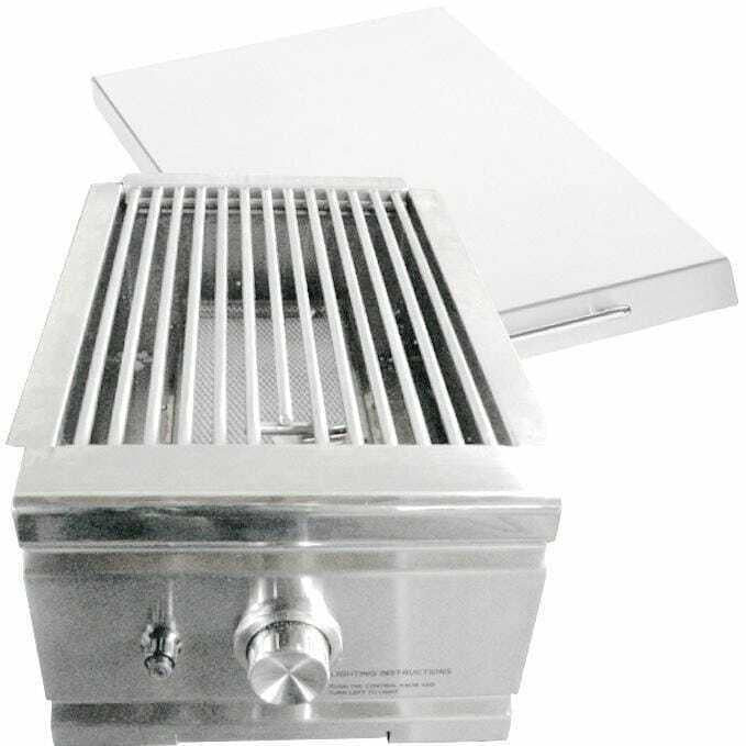 -In Natural Gas Infrared Side Burner