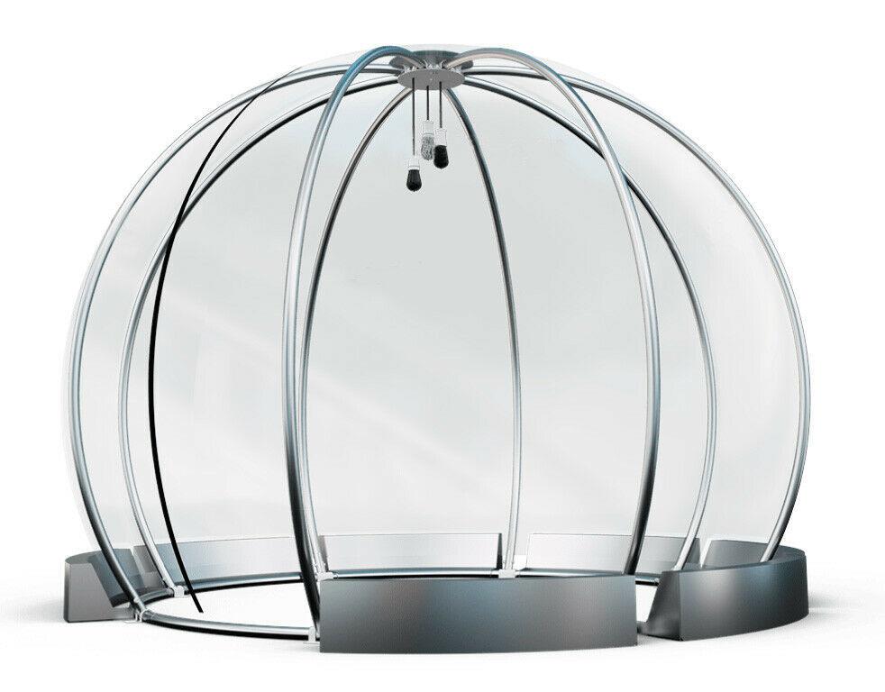 Sky Dome - PVC Weatherproof Garden Dining Pod - 360 Views Easy Assembly