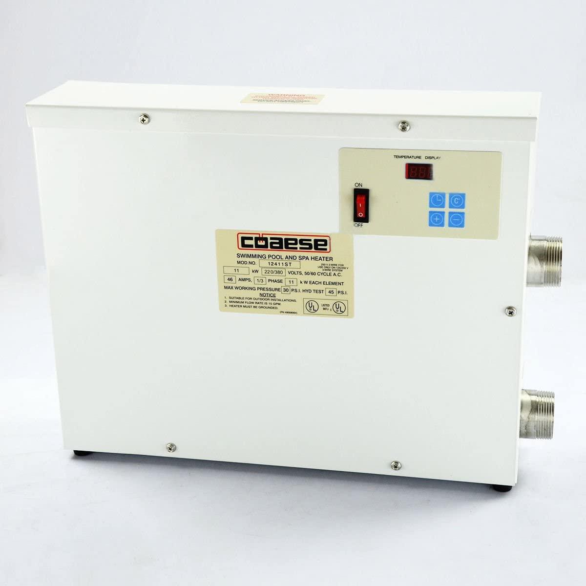 cjc 5.5KW 220V High-Power Water Heater Thermostat Swimming Pool Thermostat Portable Pool & SPA Home Bath Hot Tub Thermostat Heater Pump