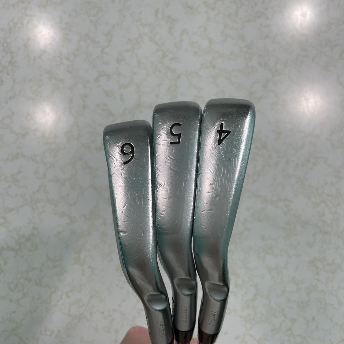 Men's Right Handed Ping Anser forged 2010 Black Dot Regular Flex Steel Shaft Iron Set