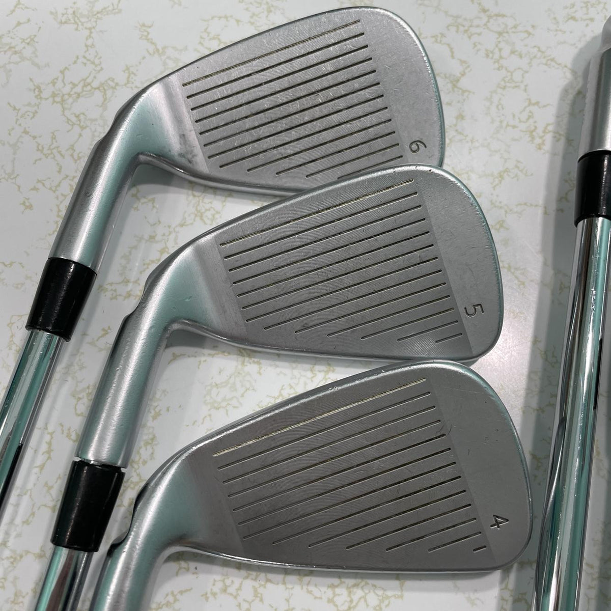 Men's Right Handed Ping Anser forged 2010 Black Dot Regular Flex Steel Shaft Iron Set