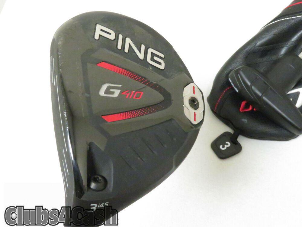 PING G410 Fairway 14.5* 3 Wood Even Flow Black 85G 6.0-S Stiff +Cover .. LEFT
