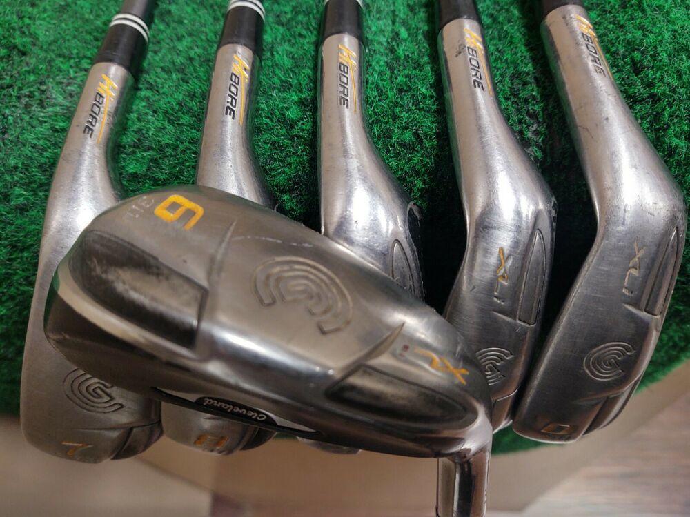 Cleveland HiBore XLI 6-PW,DW Graphite Shaft Regular Flex w Headcovers
