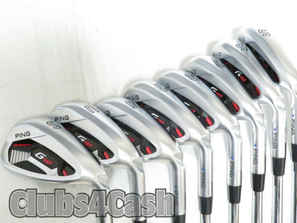 PING G410 Irons Blue Dot AWT 2.0 Regular Flex 5-P,U,S .. Shop wear