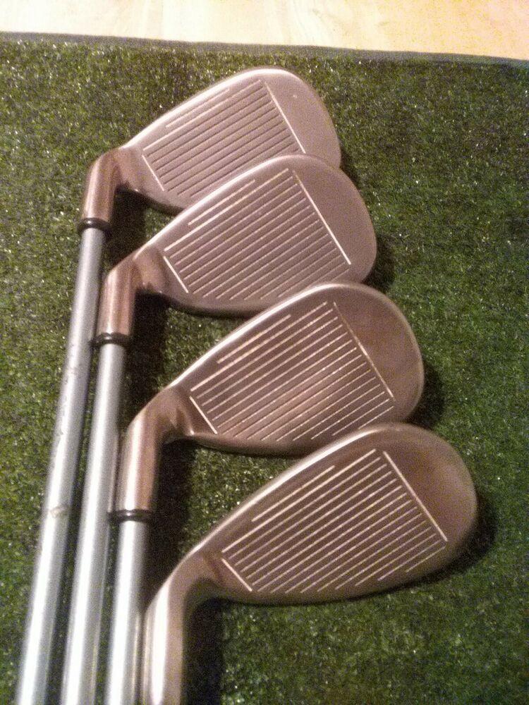 Callaway Ladies Hawkeye Tungsten Injected Titanium Irons set 4-SW Ladies Graphit