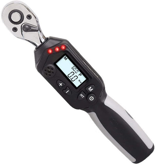 1/2 inch Digital Torque Wrench Mini Professional Electronic Short Handle Torque Wrenches Repair-Tools-Kit-Set-Tool Bike-Repair Hand-Tools (尺寸 Size : WR3-30AN)