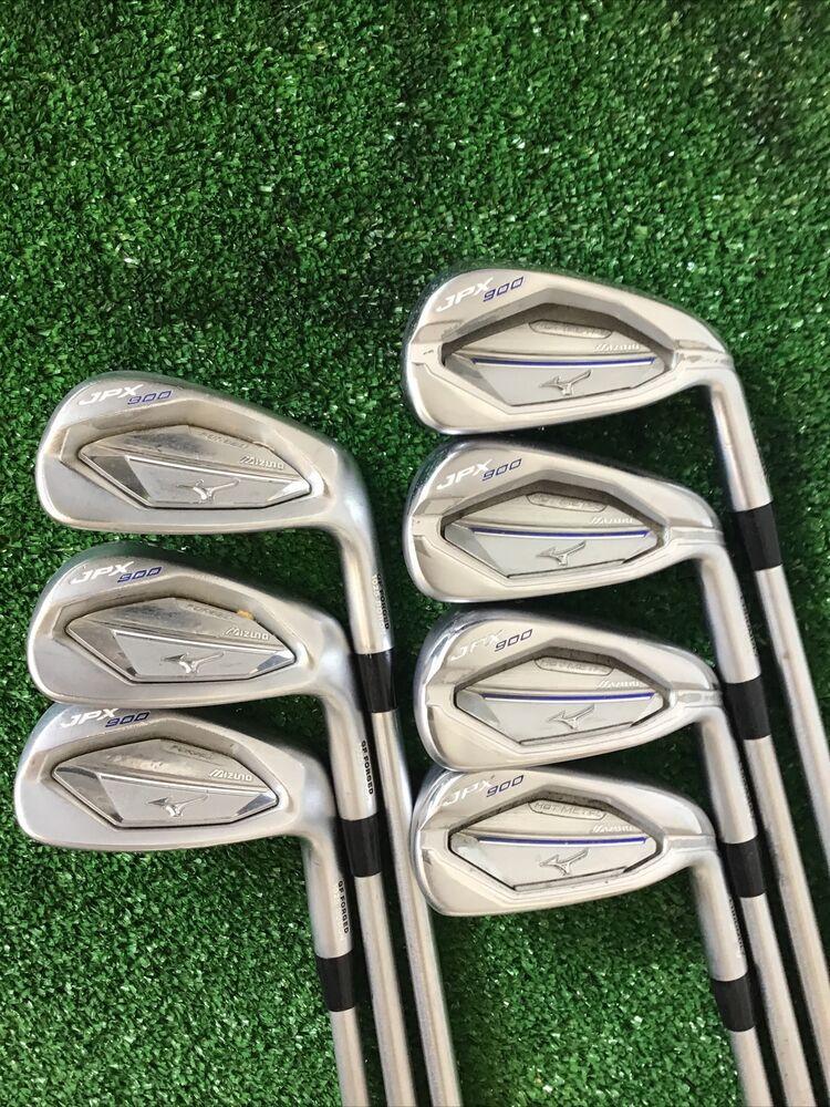 Mizuno JPX900 Hot Metal Iron Set 4-PW With KBS Tour C-Taper Stiff Shafts