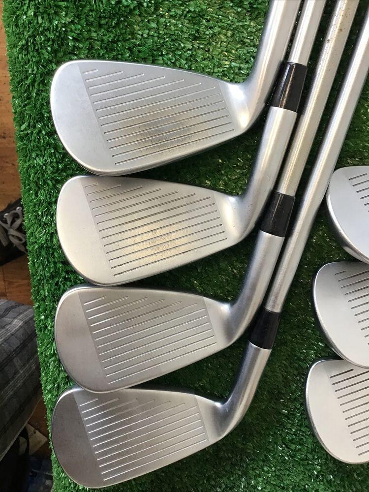 Mizuno JPX900 Hot Metal Iron Set 4-PW With KBS Tour C-Taper Stiff Shafts