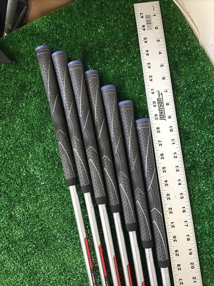 Mizuno JPX900 Hot Metal Iron Set 4-PW With KBS Tour C-Taper Stiff Shafts