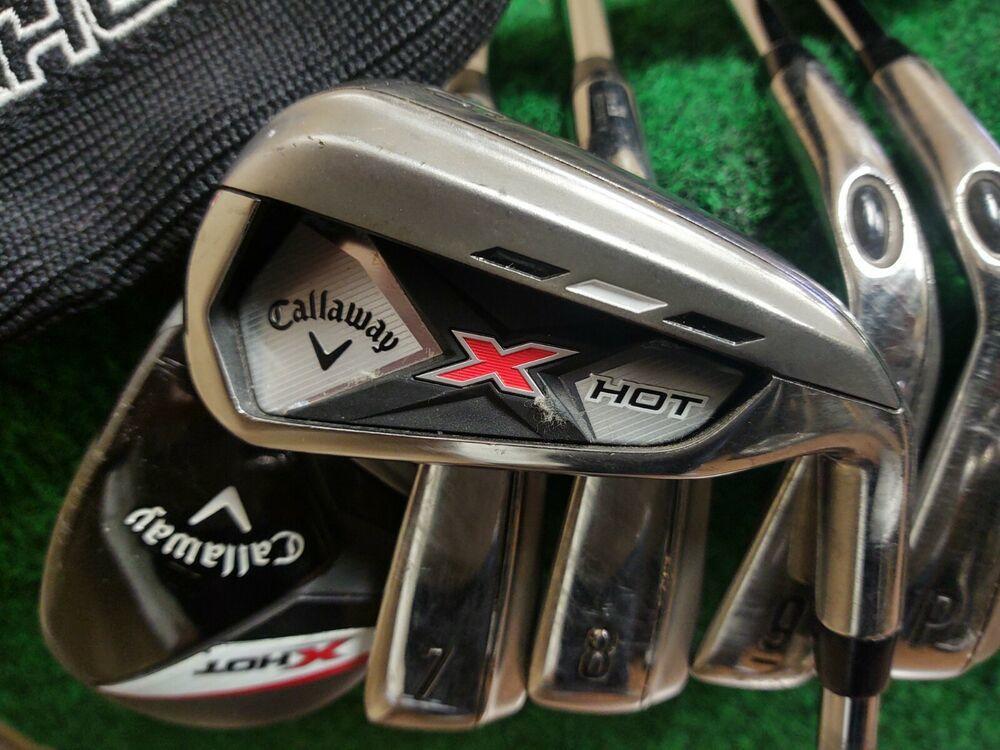 Callaway X-Hot Golf Iron Set 5H,6-PW Regular Flex Graphite/Steel Shaft