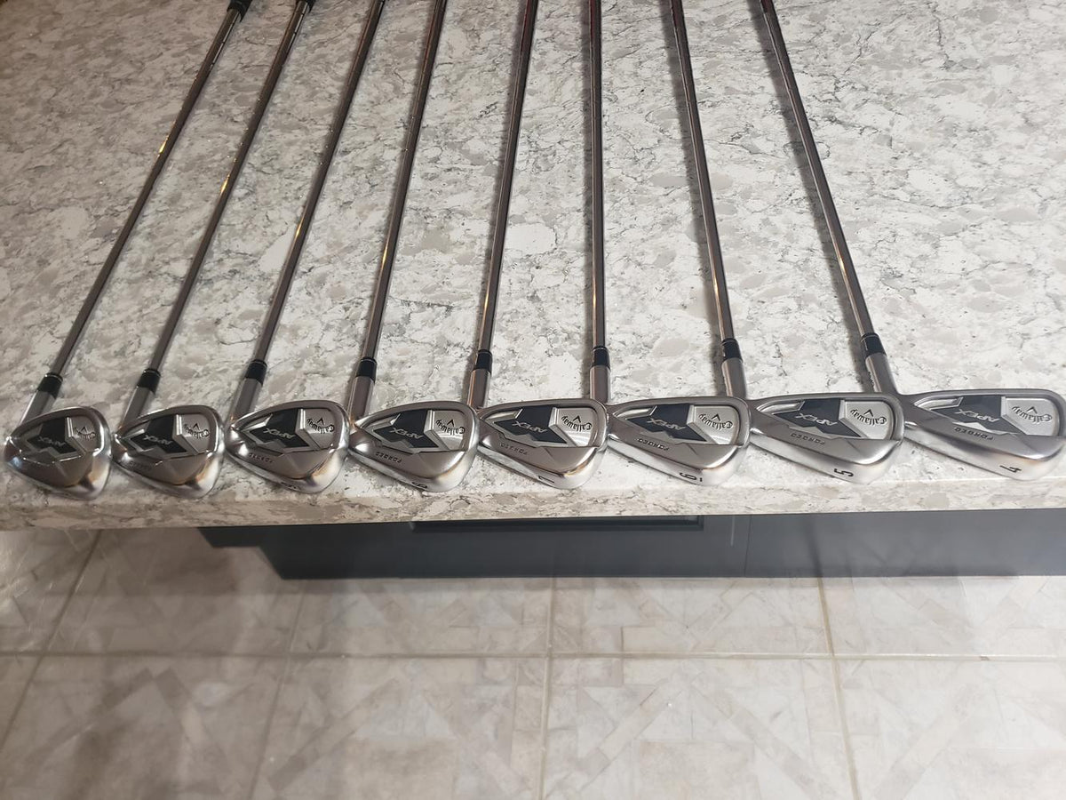 Men's Callaway Right Handed Apex 19 Iron Set Regular Flex Steel Shaft