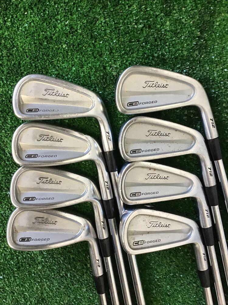Titleist 712 CB Forged Iron Set 3-PW Tour Issue X100 Extra Stiff Steel Shafts