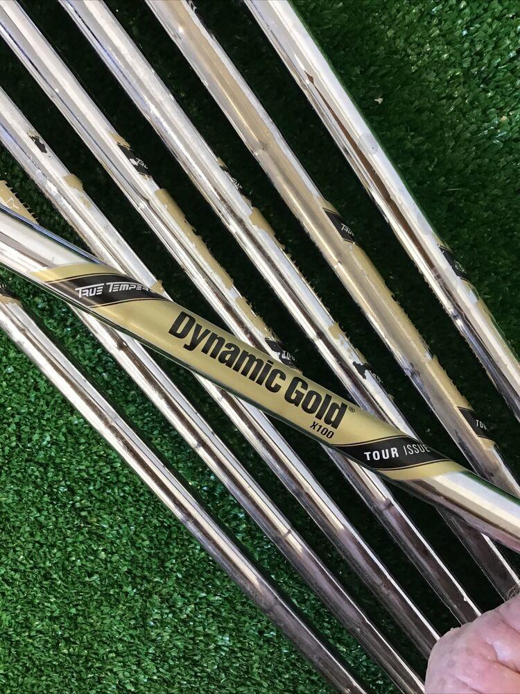 Titleist 712 CB Forged Iron Set 3-PW Tour Issue X100 Extra Stiff Steel Shafts