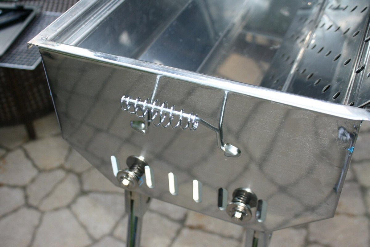 STAINLESS STEEL CHARCOAL GRILL MANGAL SHISH  KABAB KABOB BBQ BARBECUE SHASHLIK