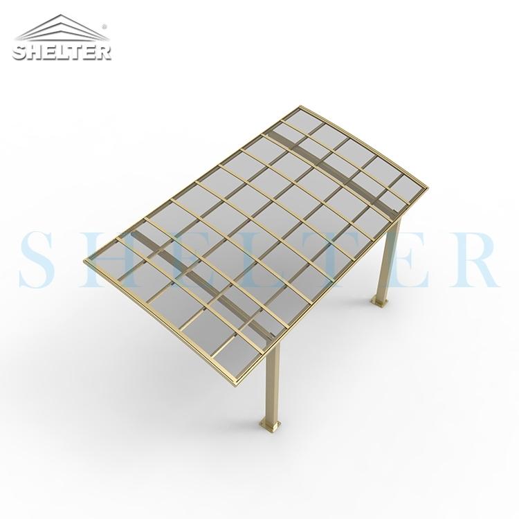Wholesale Arched Roof Drive Thru/EV stand carport/Toll Gate Polycarboante Cover