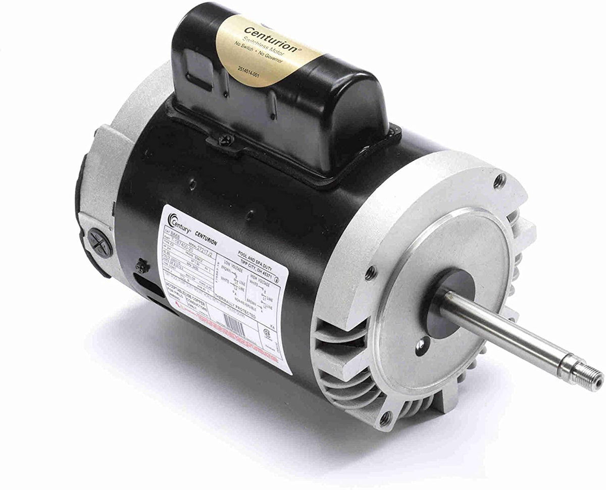 AO Smith/Century Electric Pool Cleaner Replacement (Letro), PSC, No Base, Fits Pump #LA01N (March 1997 to Present), 0.75HP, 3450RPM, 230/115V, 6.5/13.0 AMPS, 1.5SERVICE Factor, Round Flange