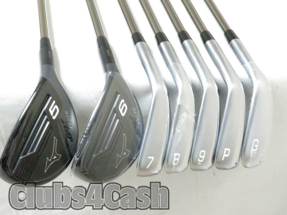 MIZUNO JPX Hot Metal Combo Fli Hi 5H 6H 7-P,G Irons Graphite Regular Excellent