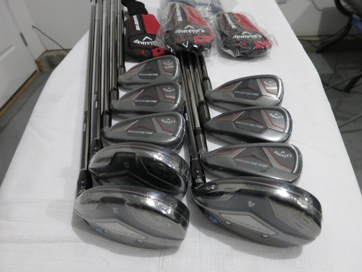 Callaway 2019 Big Bertha 19 Iron Set - 3H, 4H, 5H, 6-AW - Ladies Graphite - NEW