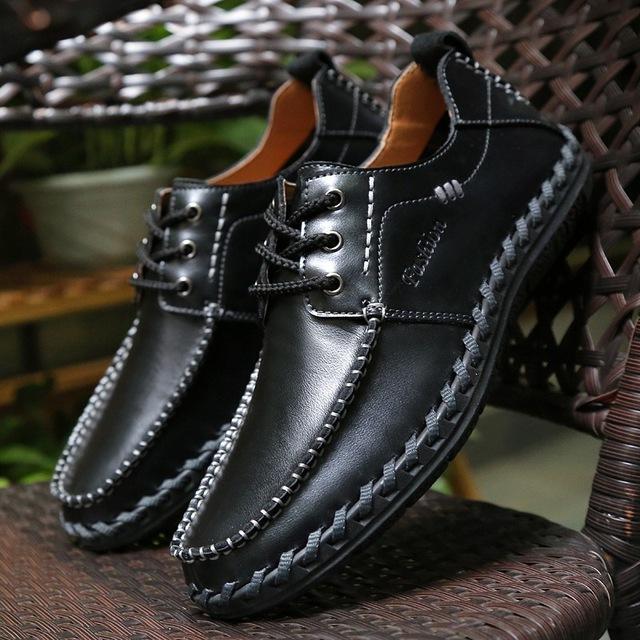 Shoes - High Quality Men Casual Leather Shoes
