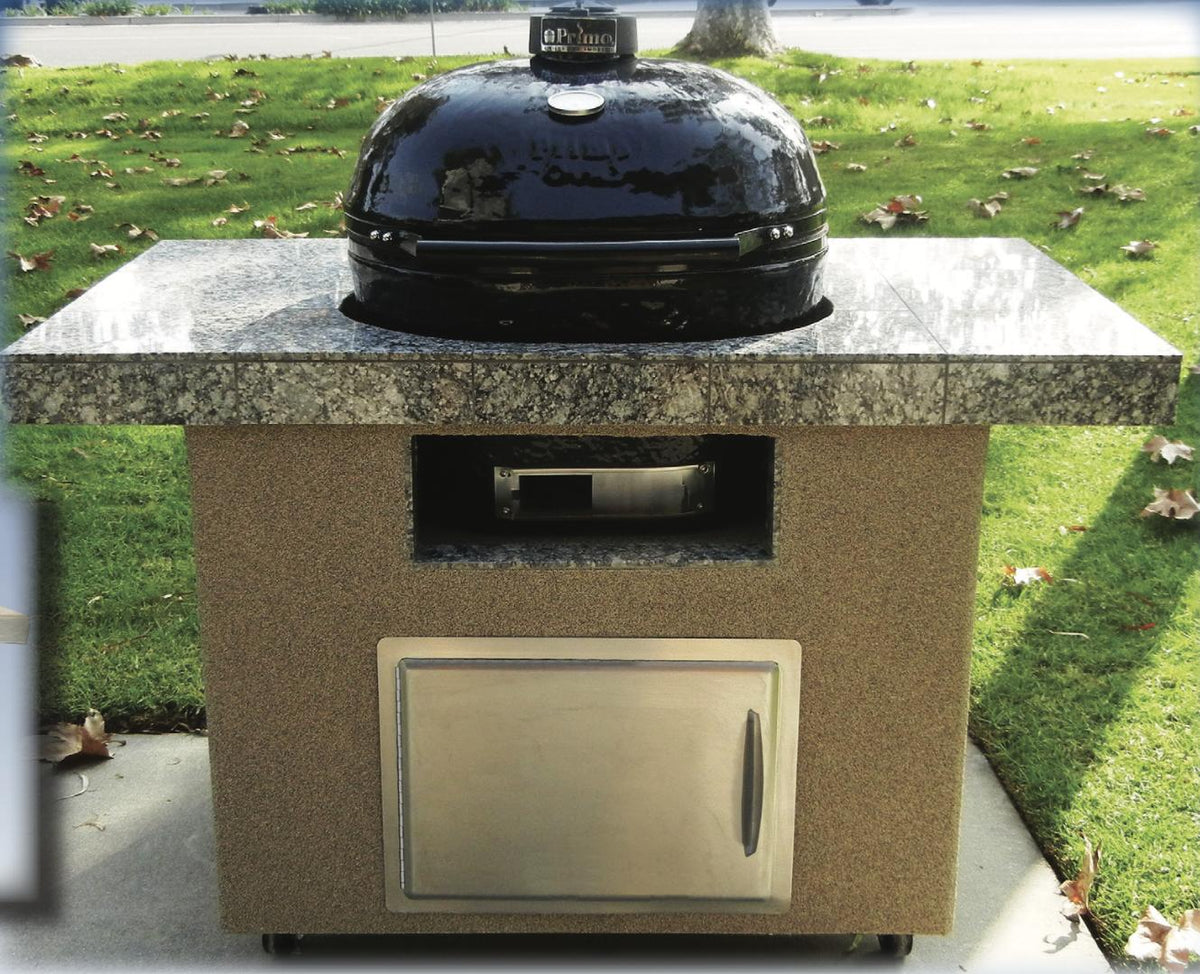 Primo Grills Portable Island for Primo Oval XL Unfinished