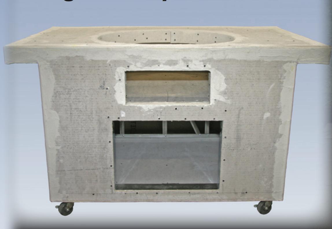 Primo Grills Portable Island for Primo Oval XL Unfinished